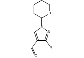 3-Iodo-1-(tetrahydro-2H-pyran-2-yl)-1H-pyrazole-4-carbaldehyde, 1627924-19-9, undefined, 