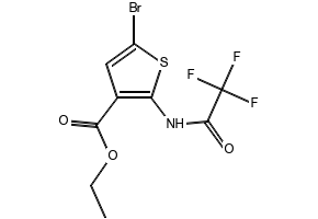Ethyl 5-bromo-2-(2,2,2-trifluoroacetamido)thiophene-3-carboxylate, 2044706-51-4, undefined, 