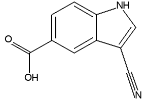 3-Cyano-1H-indole-5-carboxylic acid, 889942-87-4, undefined, 