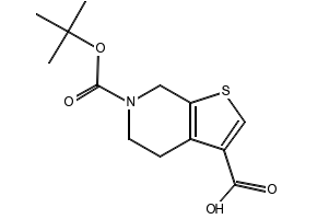 6-(tert-Butoxycarbonyl)-4,5,6,7-tetrahydrothieno[2,3-c]pyridine-3-carboxylic acid, 889939-56-4, undefined, 