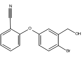 2-(4-Bromo-3-(hydroxymethyl)phenoxy)benzonitrile, 906673-58-3, undefined, 