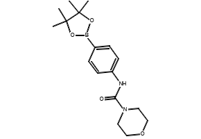 N-(4-(4,4,5,5-Tetramethyl-1,3,2-dioxaborolan-2-yl)phenyl)morpholine-4-carboxamide, 874290-97-8, undefined, 
