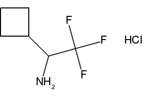 1-Cyclobutyl-2,2,2-trifluoroethan-1-amine hydrochloride, 2055390-11-7, undefined, 