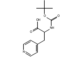 2-((tert-Butoxycarbonyl)amino)-3-(pyridin-4-yl)propanoic acid, 33814-94-7, undefined, 