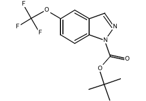 Tert-butyl 5-(trifluoromethoxy)-1H-indazole-1-carboxylate, 1346521-27-4, undefined, 