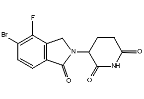 3-(5-Bromo-4-fluoro-1-oxoisoindolin-2-yl)piperidine-2,6-dione, 2408391-89-7, undefined, 