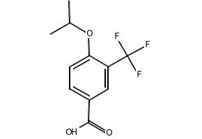 4-Isopropoxy-3-trifluoromethylbenzoic acid, 213598-16-4, undefined, 
