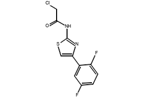 2-Chloro-N-(4-(2,5-difluorophenyl)thiazol-2-yl)acetamide, 565172-39-6, undefined, 