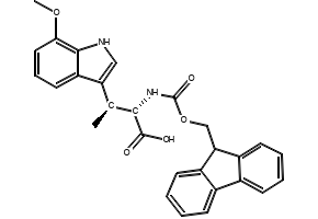 (2S,3S)-2-((((9H-Fluoren-9-yl)methoxy)carbonyl)amino)-3-(7-methoxy-1H-indol-3-yl)butanoic acid, 3053451-60-5, undefined, 