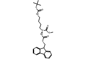 (S)-Methyl 2-((((9H-fluoren-9-yl)methoxy)carbonyl)amino)-6-((tert-butoxycarbonyl)amino)hexanoate, 172846-56-9, undefined, 