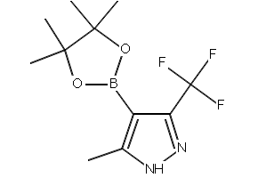 5-Methyl-4-(4,4,5,5-tetramethyl-1,3,2-dioxaborolan-2-yl)-3-(trifluoromethyl)-1H-pyrazole, 2641339-69-5, undefined, 