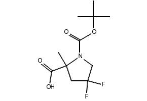 1-(tert-Butoxycarbonyl)-4,4-difluoro-2-methylpyrrolidine-2-carboxylic acid, 1447943-90-9, undefined, 