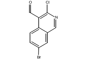 7-Bromo-3-chloroisoquinoline-4-carbaldehyde, 1581764-48-8, undefined, 