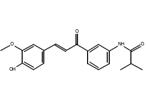 N-(3-(3-(4-Hydroxy-3-methoxyphenyl)acryloyl)phenyl)isobutyramide, 890984-26-6, undefined, 