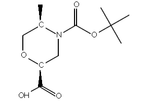 (2S,5R)-4-(tert-Butoxycarbonyl)-5-methylmorpholine-2-carboxylic acid, 2761094-10-2, undefined, 