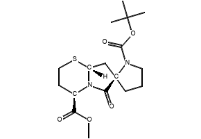 (2R,4'R,8a'R)-1-tert-butyl 4'-methyl 6'-oxohexahydrospiro[pyrrolidine-2,7'-pyrrolo[2,1-b][1,3]thiazine]-1,4'-dicarboxylate