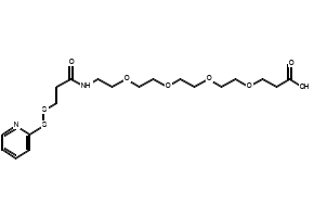 3-Oxo-1-(pyridin-2-yldisulfaneyl)-7,10,13,16-tetraoxa-4-azanonadecan-19-oic acid, 581065-97-6, undefined, 