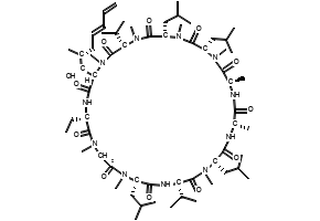 (3S,6S,9S,12R,15S,18S,21S,24S,30S,33S)-30-Ethyl-33-((1R,2R,E)-1-hydroxy-2-methylhepta-4,6-dien-1-yl)-6,9,18,24-tetraisobutyl-3,21-diisopropyl-1,4,7,10,12,15,19,25,28-nonamethyl-1,4,7,10,13,16,19,22,25,28,31-undecaazacyclotritriacontan-2,5,8,11,14,17,20,23,26,29,32-undecaone