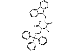N-(((9H-Fluoren-9-yl)methoxy)carbonyl)-N-methyl-O-trityl-L-serine, 1078607-71-2, undefined, 