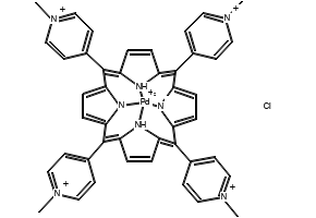 {4,4',4'',4'''-(5,10,15,20-Porphyrintetrayl-κ2N21,N23)tetrakis[1-methylpyridiniumato(2-)]}palladium(4+) tetrachloride