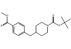 tert-Butyl 4-(4-(methoxycarbonyl)benzyl)piperidine-1-carboxylate, 210964-04-8, undefined, 