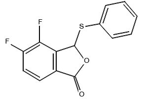 4,5-Difluoro-3-(phenylthio)isobenzofuran-1(3H)-one, 2136287-64-2, undefined, 