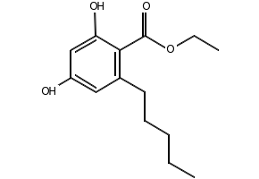 Ethyl 2,4-dihydroxy-6-pentylbenzoate, 38862-65-6, undefined, 