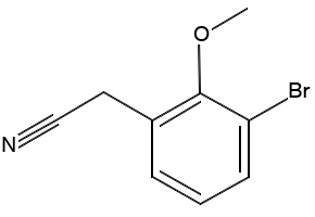 2-(3-Bromo-2-methoxyphenyl)acetonitrile, 1261602-72-5, undefined, 