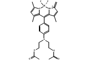 10-(4-(Bis(2-acetoxyethyl)amino)phenyl)-BODIPY 505/515, 886212-87-9, undefined, 