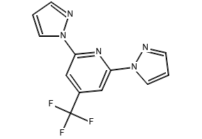2,6-Di(1H-pyrazol-1-yl)-4-(trifluoromethyl)pyridine, 2941013-97-2, undefined, 