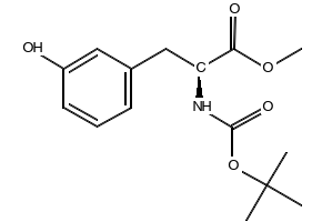 (S)-2-(boc-amino)-3-(3-hydroxyphenyl)propionic acid methyl ester, 900800-02-4, undefined, 