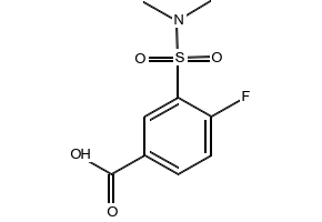 3-(Dimethylsulfamoyl)-4-fluorobenzoic acid, 381229-72-7, undefined, 