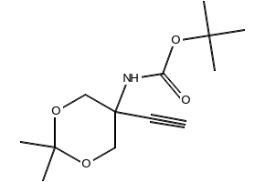 tert-Butyl (5-ethynyl-2,2-dimethyl-1,3-dioxan-5-yl)carbamate, 364631-74-3, undefined, 