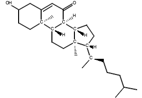 (3S,8S,9S,10R,13R,14S,17R)-3-Hydroxy-10,13-dimethyl-17-((R)-6-methylheptan-2-yl)-1,2,3,4,8,9,10,11,12,13,14,15,16,17-tetradecahydro-7H-cyclopenta[a]phenanthren-7-one