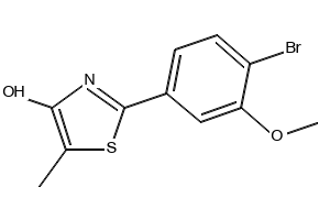 2-(4-Bromo-3-methoxyphenyl)-5-methylthiazol-4-ol, 2891985-92-3, undefined, 
