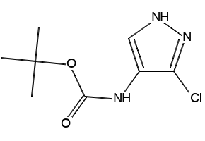 tert-Butyl N-(3-chloro-1H-pyrazol-4-yl)carbamate, 1374320-71-4, undefined, 