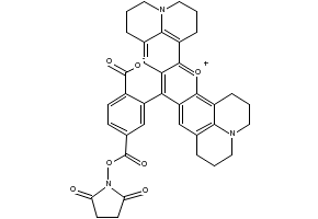 9-(2-Carboxy-5-(((2,5-dioxopyrrolidin-1-yl)oxy)carbonyl)phenyl)-2,3,6,7,12,13,16,17-octahydro-1H,5H,11H,15H-xantheno[2,3,4-ij:5,6,7-i'j']diquinolizin-18-ium inner salt