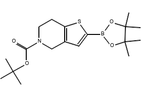 tert-Butyl 2-(tetramethyl-1,3,2-dioxaborolan-2-yl)-4H,6H,7H-thieno[3,2-c]pyridine-5-carboxylate, 2246556-84-1, undefined, 