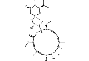 (3Z,5Z,7R,8S,9S,11E,13E,15S,16R)-16-((2S,3R,4S)-4-((2R,4R,5S,6R)-2,4-Dihydroxy-6-isopropyl-5-methyltetrahydro-2H-pyran-2-yl)-3-hydroxypentan-2-yl)-8-hydroxy-3,15-dimethoxy-5,7,9,11-tetramethyloxacyclohexadeca-3,5,11,13-tetraen-2-one