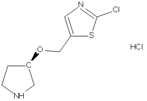(R)-2-Chloro-5-((pyrrolidin-3-yloxy)methyl)thiazole hydrochloride, 1314354-99-8, undefined, 
