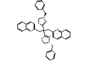(4R,4'R)-2,2'-(1,3-Di(quinolin-2-yl)propane-2,2-diyl)bis(4-benzyl-4,5-dihydrooxazole), 2828433-47-0, undefined, 