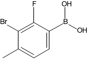 3-Bromo-2-fluoro-4-methylphenylboronic acid, 2377608-04-1, undefined, 