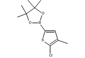 2-(5-Chloro-4-methylthiophen-2-yl)-4,4,5,5-tetramethyl-1,3,2-dioxaborolane, 1111095-98-7, undefined, 