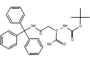 N2-(tert-Butoxycarbonyl)-N4-trityl-L-asparagine, 132388-68-2, undefined, 