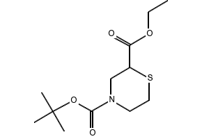 Ethyl N-Boc-2-thiomorpholinecarboxylate, 1346597-50-9, undefined, 
