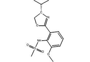 (S)-N-(2-(4-Isopropyl-4,5-dihydrooxazol-2-yl)-6-methoxyphenyl)methanesulfonamide, 546141-34-8, undefined, 