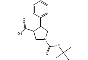 1-(tert-Butoxycarbonyl)-4-phenylpyrrolidine-3-carboxylic acid, 939757-89-8, undefined, 