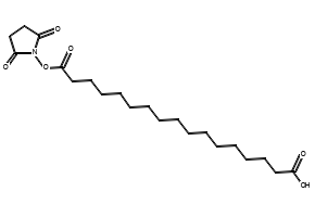 17-((2,5-Dioxopyrrolidin-1-yl)oxy)-17-oxoheptadecanoic acid, 2103921-62-4, undefined, 