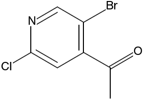 1-(5-Bromo-2-chloropyridin-4-yl)ethan-1-one, 1245915-91-6, undefined, 