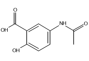 N-acetyl-5-Aminosalicylic Acid, 51-59-2, undefined, 